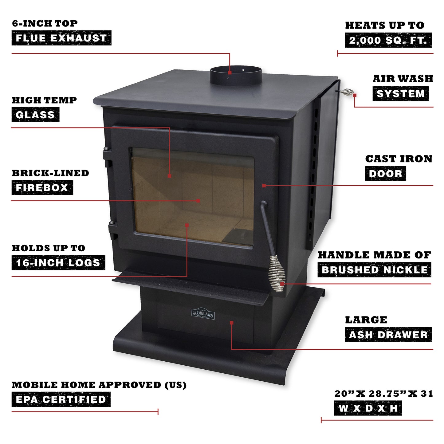 ONTARIO SMALL WOOD STOVE